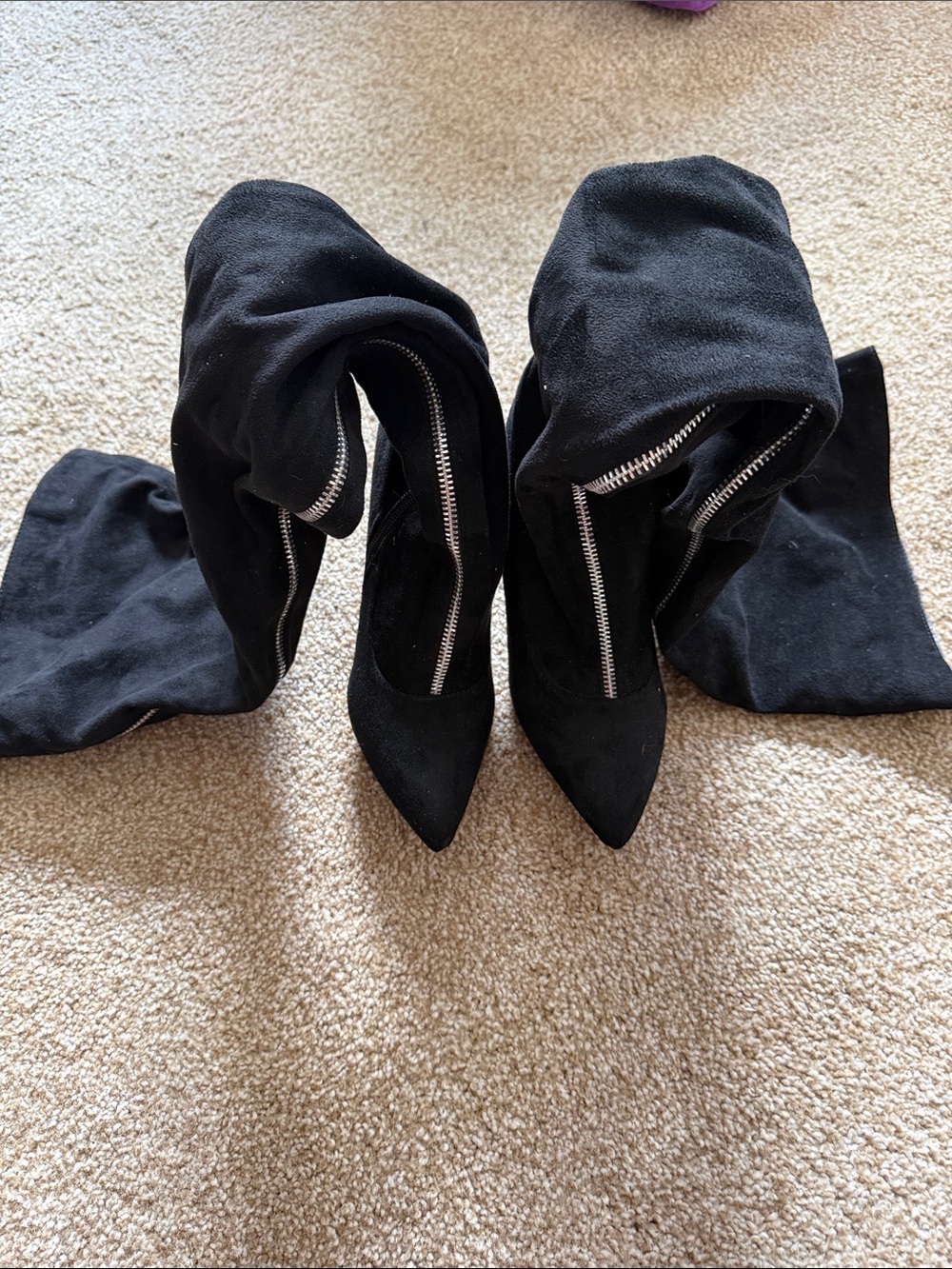 Women’s Black Over-the-Knee Stiletto Boots